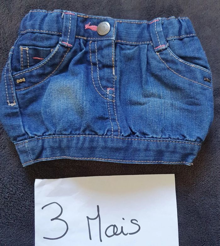 Jupe en jeans, 3 mois
