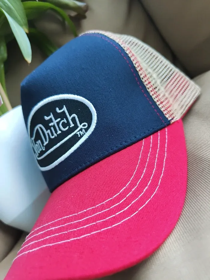 Casquette Trucker Von Dutch tricolore - photo numéro 2