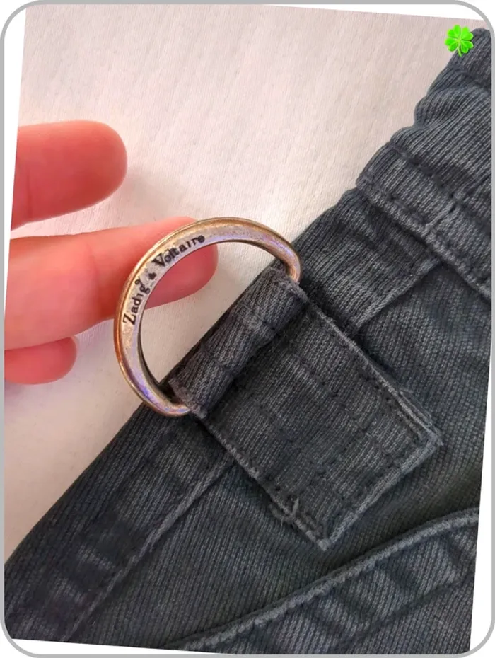 Pantalon Jeans femme Zadig & Voltaire 38 - photo numéro 5