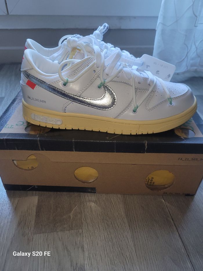 Nike off White  dunk  low