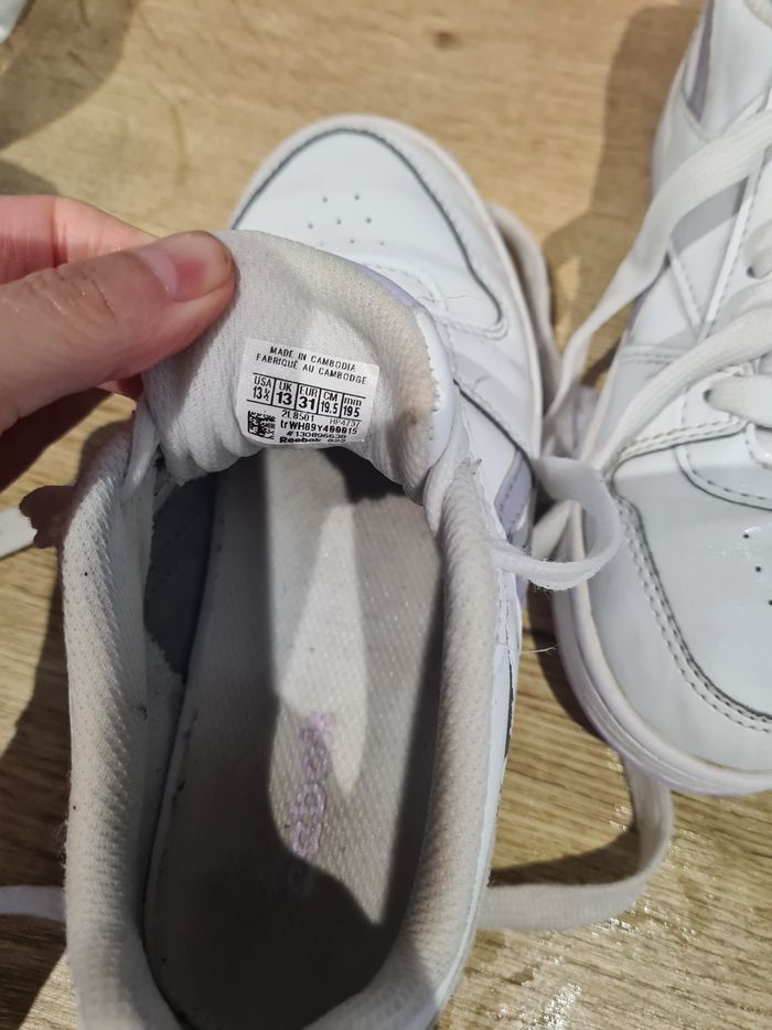 Reebok royal prime 2.0 blanche et violette taille  31 - photo numéro 5