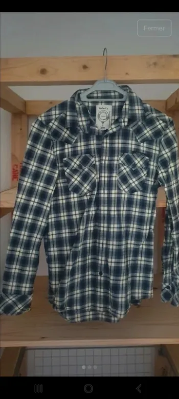 Chemise à carreaux diesel taille s