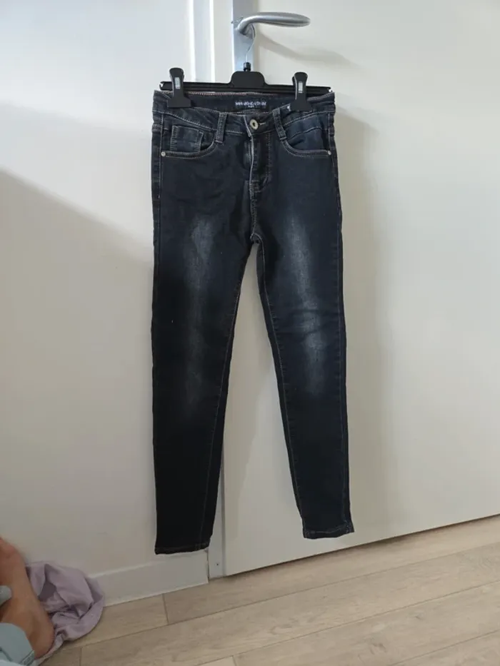 Jeans slim fille taille 10ans mini mignon