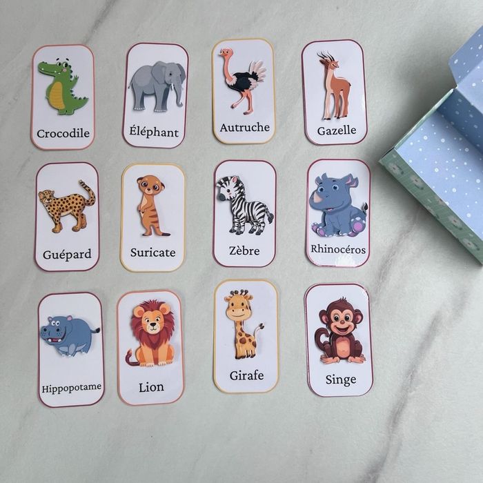 Jeu animaux de la savane - photo numéro 3