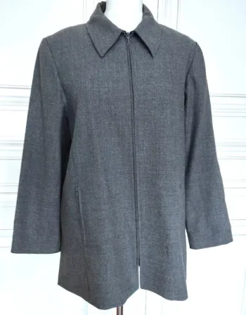 Cyrillus Veste Casual Affaires Drap de Laine T 2XL à 4XL