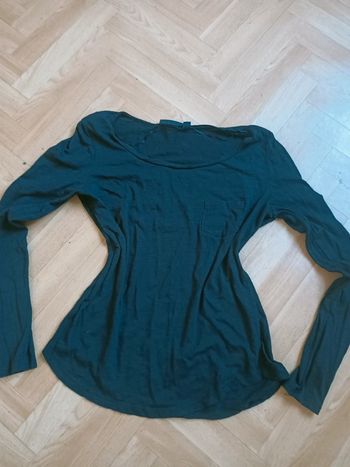 Tee shirt manches longues uni femme