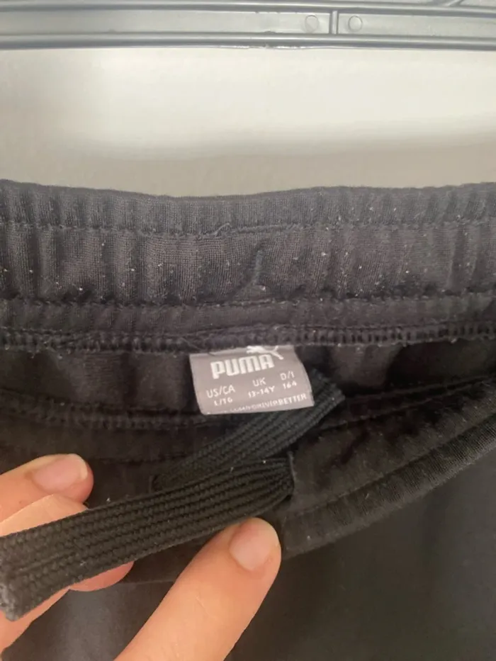 Pantalon de survêtement noir Puma Taille 13-14ans - photo numéro 4