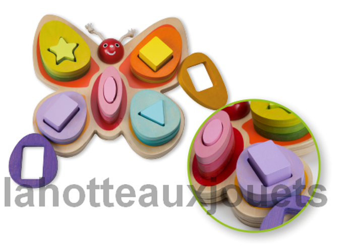 FORMES A ENCASTRER BOIS PAPILLON JOUECO JH 80032