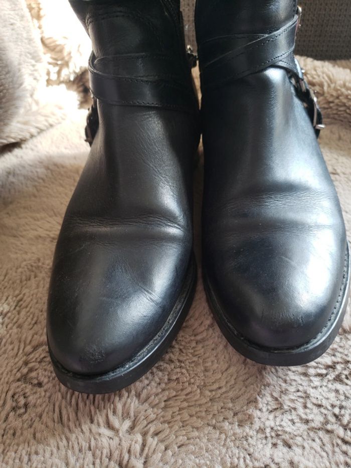 Botte cavaliere en cuir - photo numéro 3