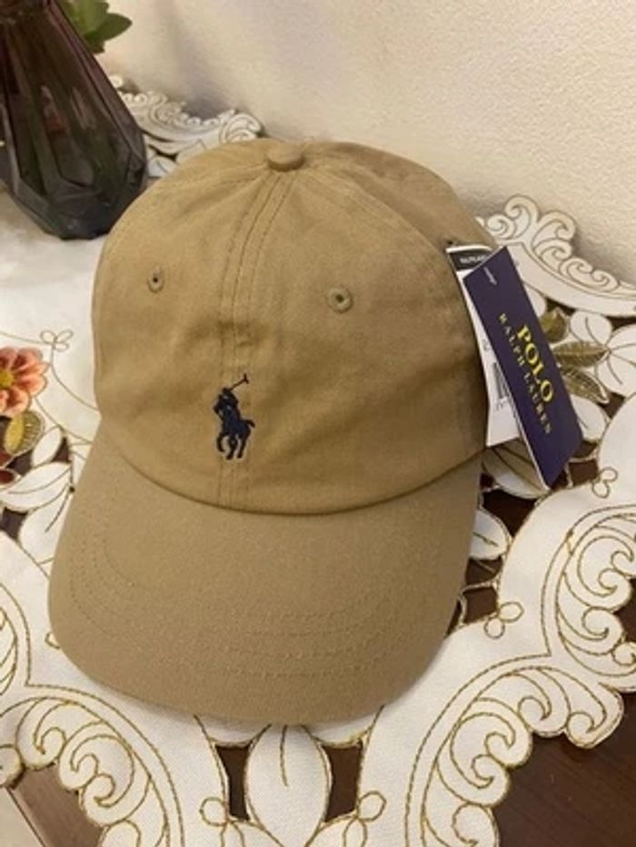 Casquette ralph lauren beige