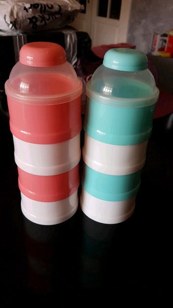 Lot de 2 tours pour dosettes de lait