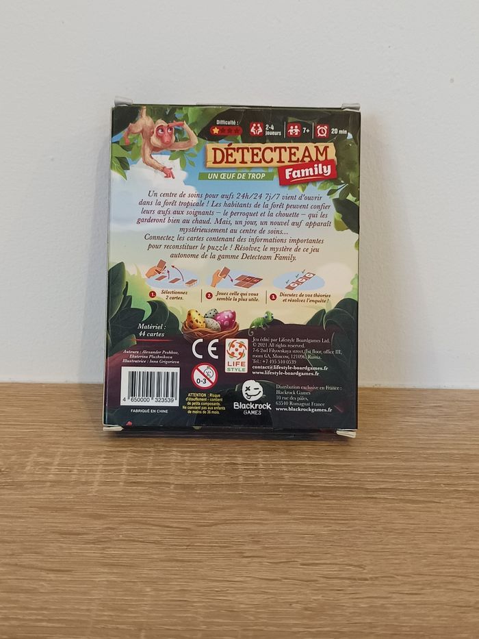 Jeu de société – Détecteam Family : Un œuf de trop 🥚 - photo numéro 2