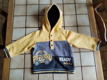 Sweat à capuche, taille 12 mois