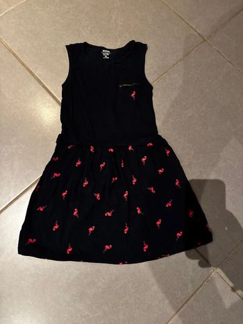 Robe sans manches - Kiabi - Flamands rose - Bleu marine, rose & doré - 6 ans