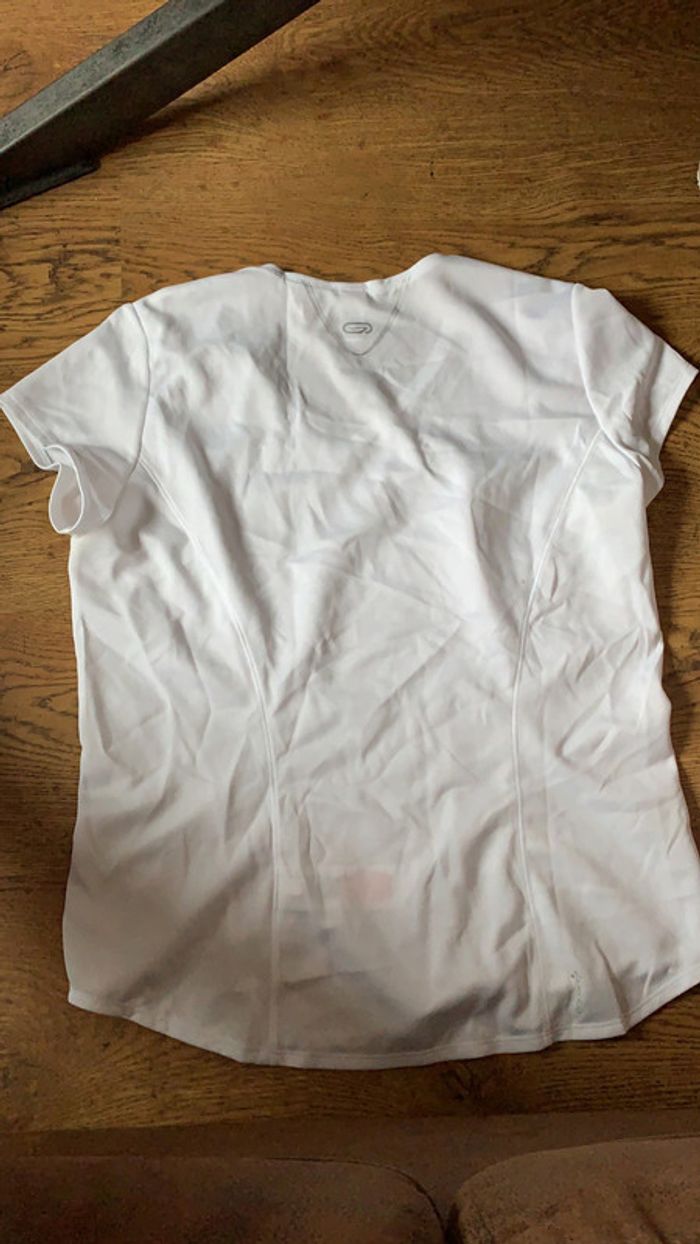 Tee-shirt Kalenji taille 40 blanc - photo numéro 2
