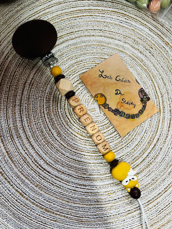 Attache tétine  renard