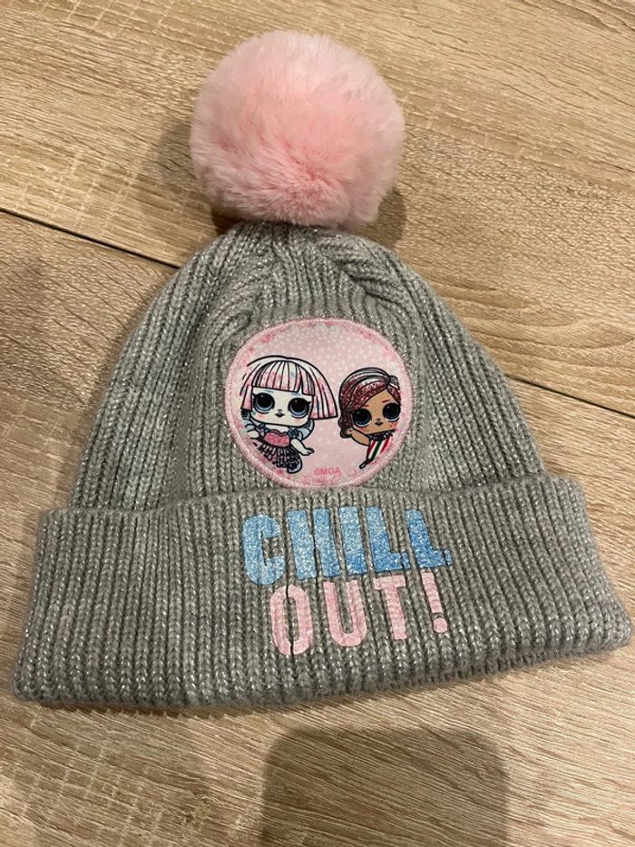 Bonnet avec pompom taille S/M