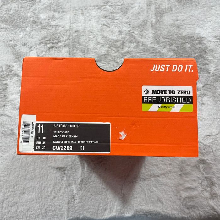 Nike Air Force 1 Mid « White » pointure 45 - photo numéro 15