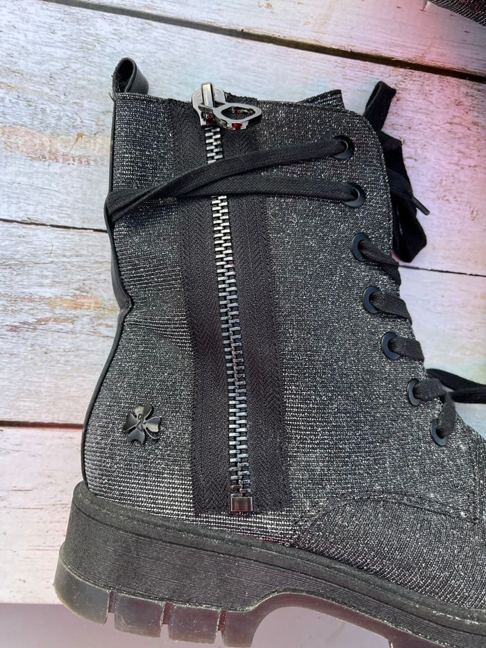 Bottines à paillettes Marco Tozzi X GMK - photo numéro 6