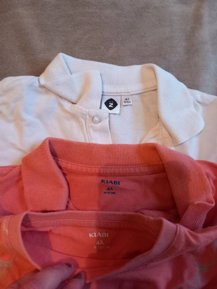 T-Shirts à Manches Courtes Taille 4 ans - photo numéro 2