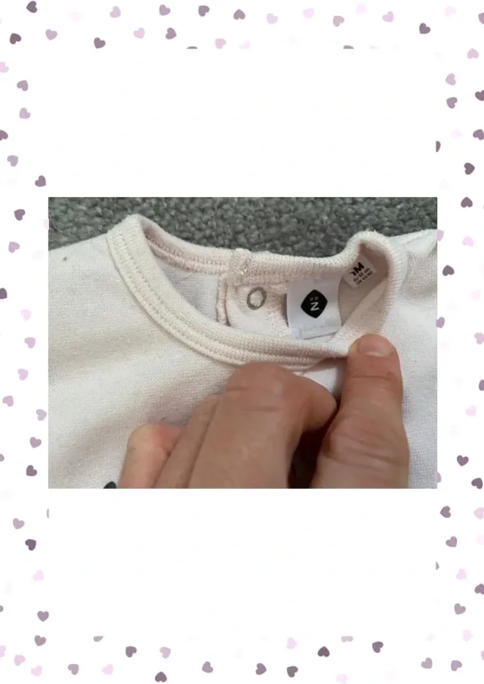 Ensemble 3 pièces Bébé Fille Taille 1 mois/53 cm - photo numéro 4