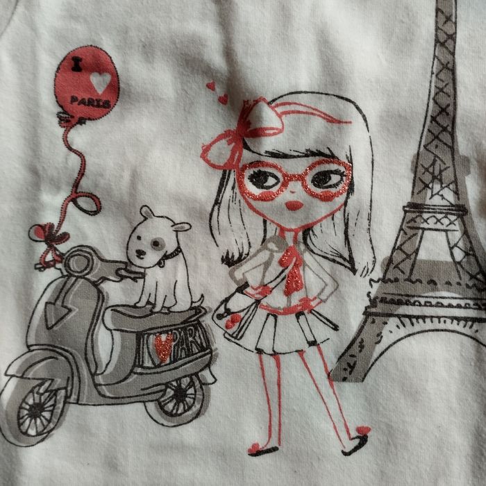 Tee-shirt manches longues fille 4 ans - photo numéro 2