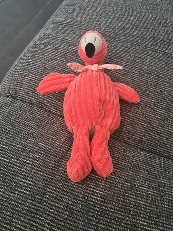 Peluche Deglingos flamant rose