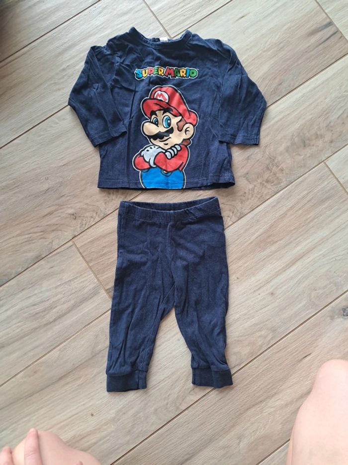 Pyjama leger super Mario 12 mois