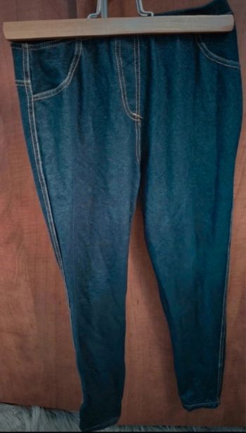 Pantalon legging léger effet jeans taille 14ans
