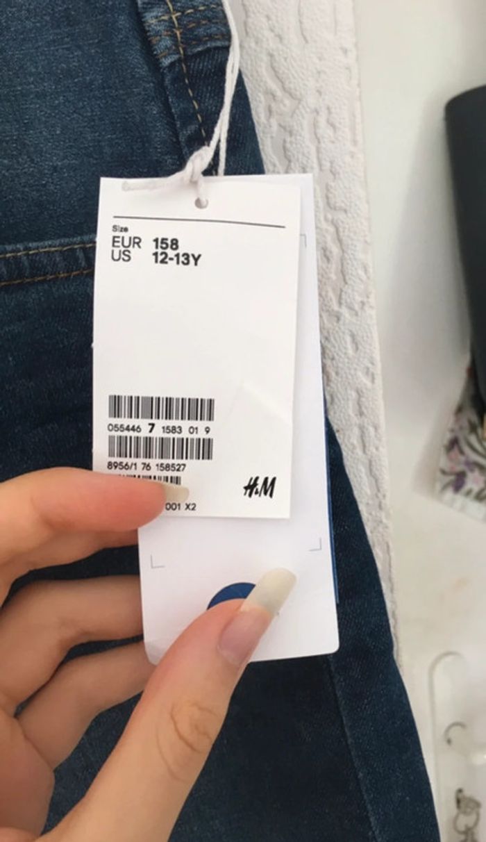 Jean slim, bleu foncé, H&M, 12/13 ans - photo numéro 4