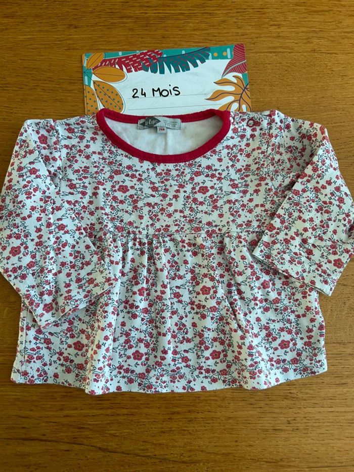 Lot de tee-shirts ML fille - 17 pièces - 24 mois - photo numéro 4