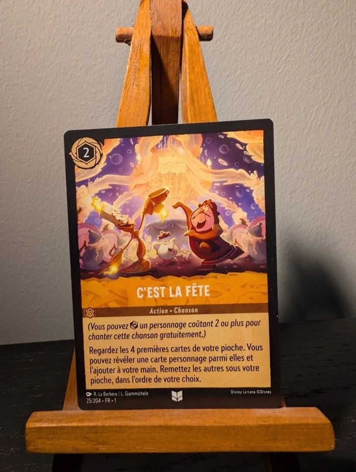 🌟 C'est la fête – Disney Lorcana FR - En excellent état 🌟