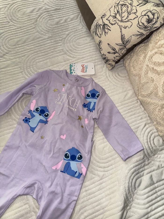 Pyjama stitch couleur Lila neuf 6 mois - photo numéro 4