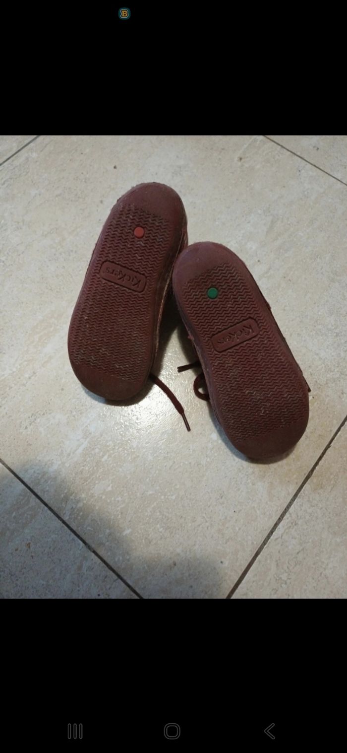 kickers rouge t 26 - photo numéro 5