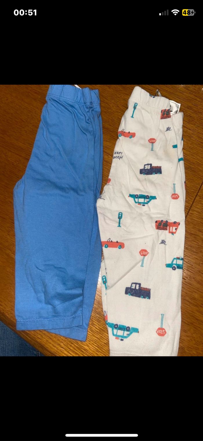 lot pyjama 1 haut 2 bas - photo numéro 3