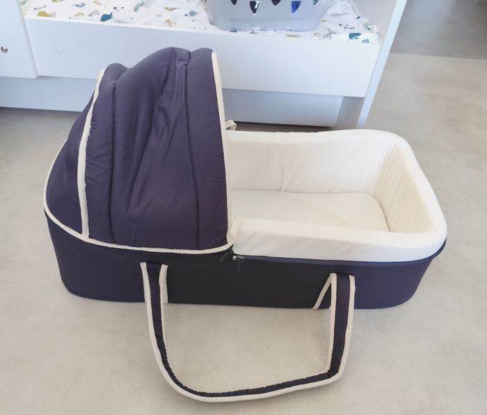 Couffin bébé bleu - photo numéro 3