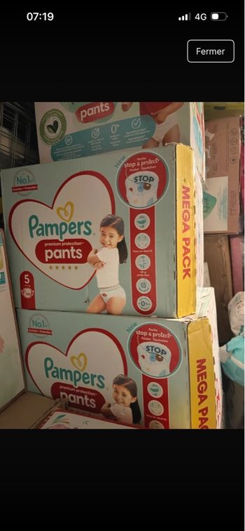 2 cartons Pampers  premium pans T5