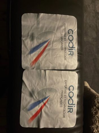 Lot de deux Chiffonnettes codir