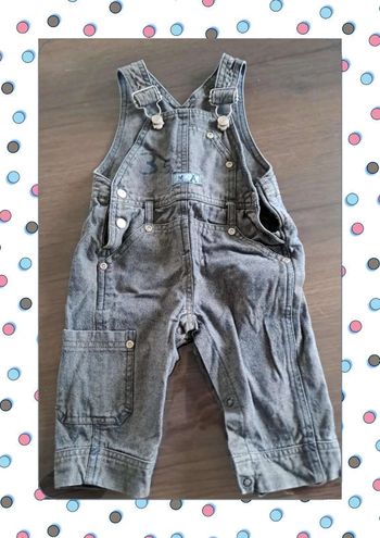 Salopette Obaïbi 6 mois – Pressions à l’entrejambe