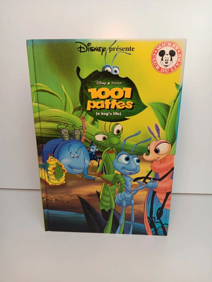 Livre Disney mickey club du livre 1001 pattes ( a bug's life )