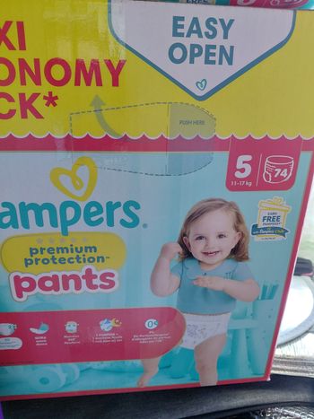 2 paquets pampers premium pants 5