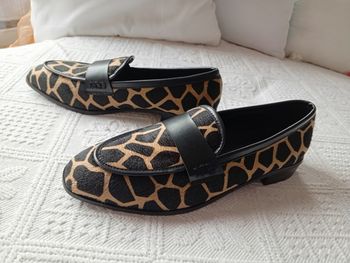 Mocassins imprimés animalier. Femme 39