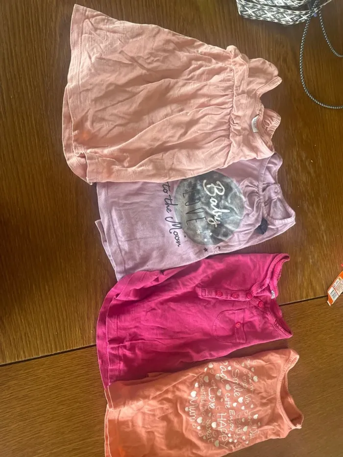 lot teeshirt manches longues