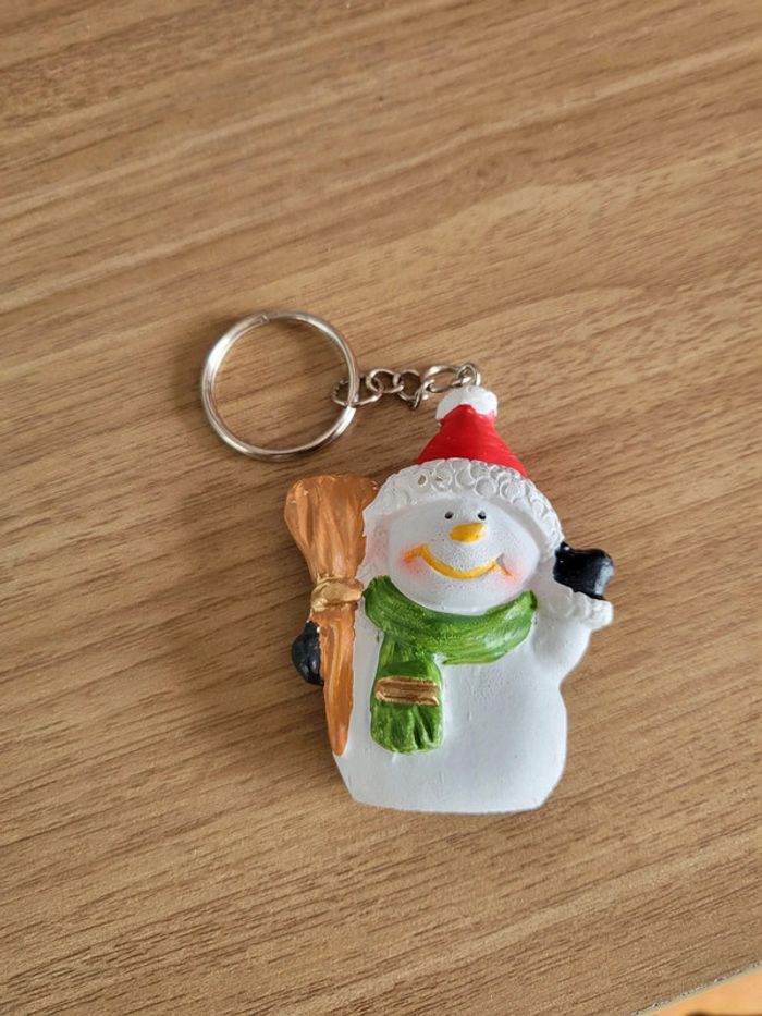 Porte clé bonhomme de neige