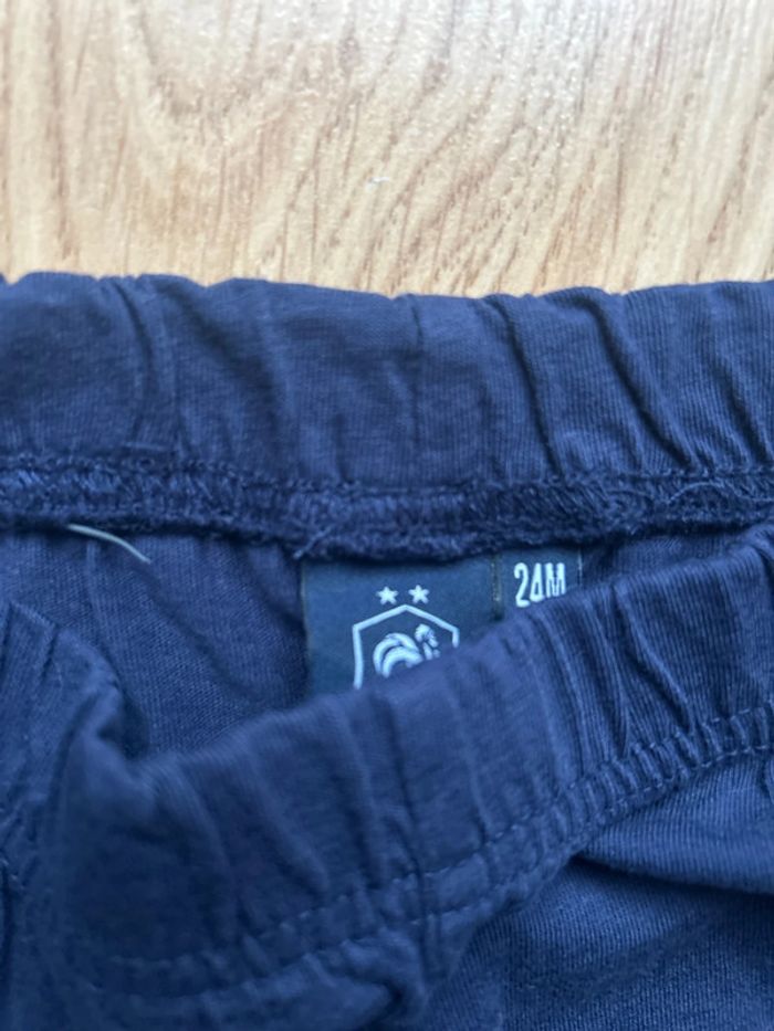 Short foot équipe de France FFF taille 24 mois - photo numéro 2