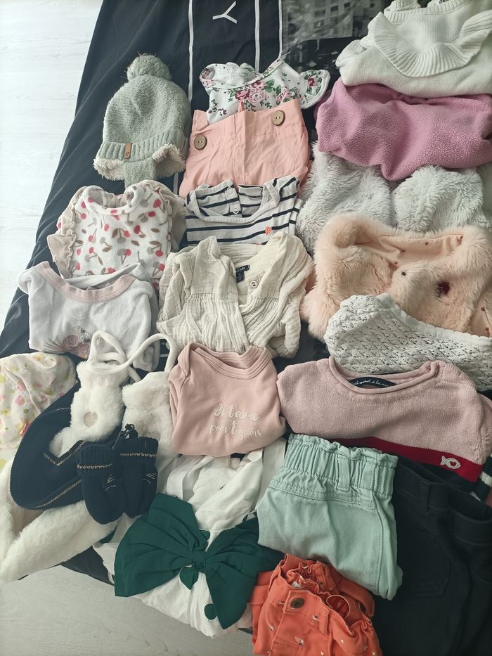 Lots vêtements habits 18 mois fille - photo numéro 4