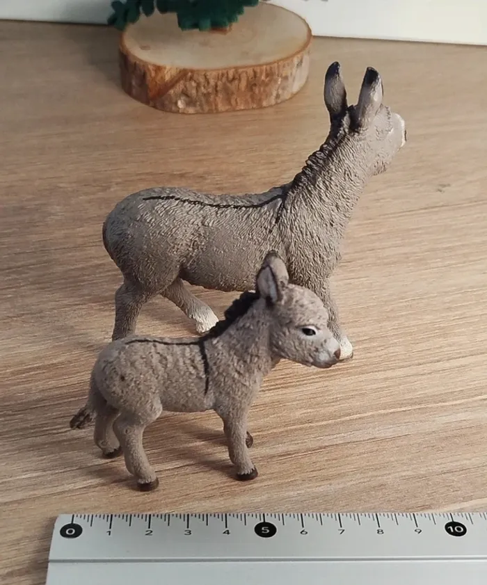 Schleich âne de Provence et son Anon Figurine animal de la ferme - photo numéro 6