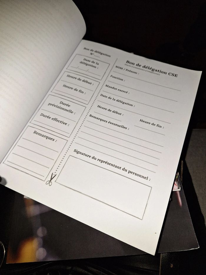 Bon de délégation CSE - photo numéro 2