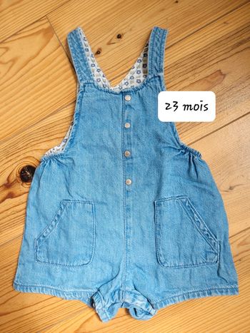 Salopette short (23 mois)