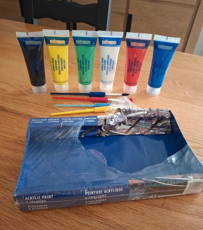 Kit peinture acrylique 6 couleurs - photo numéro 4